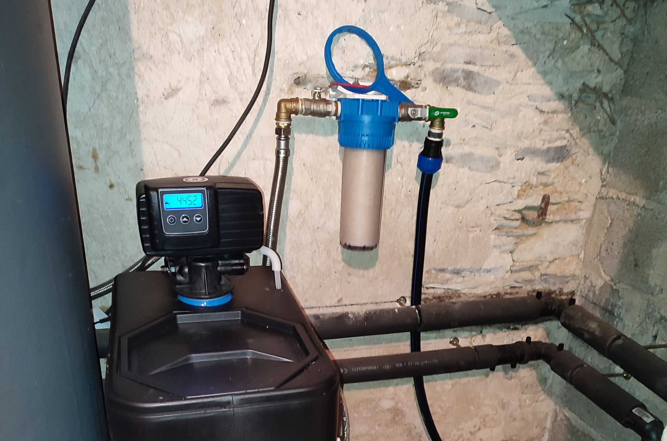 Installation adoucisseur eau Miré