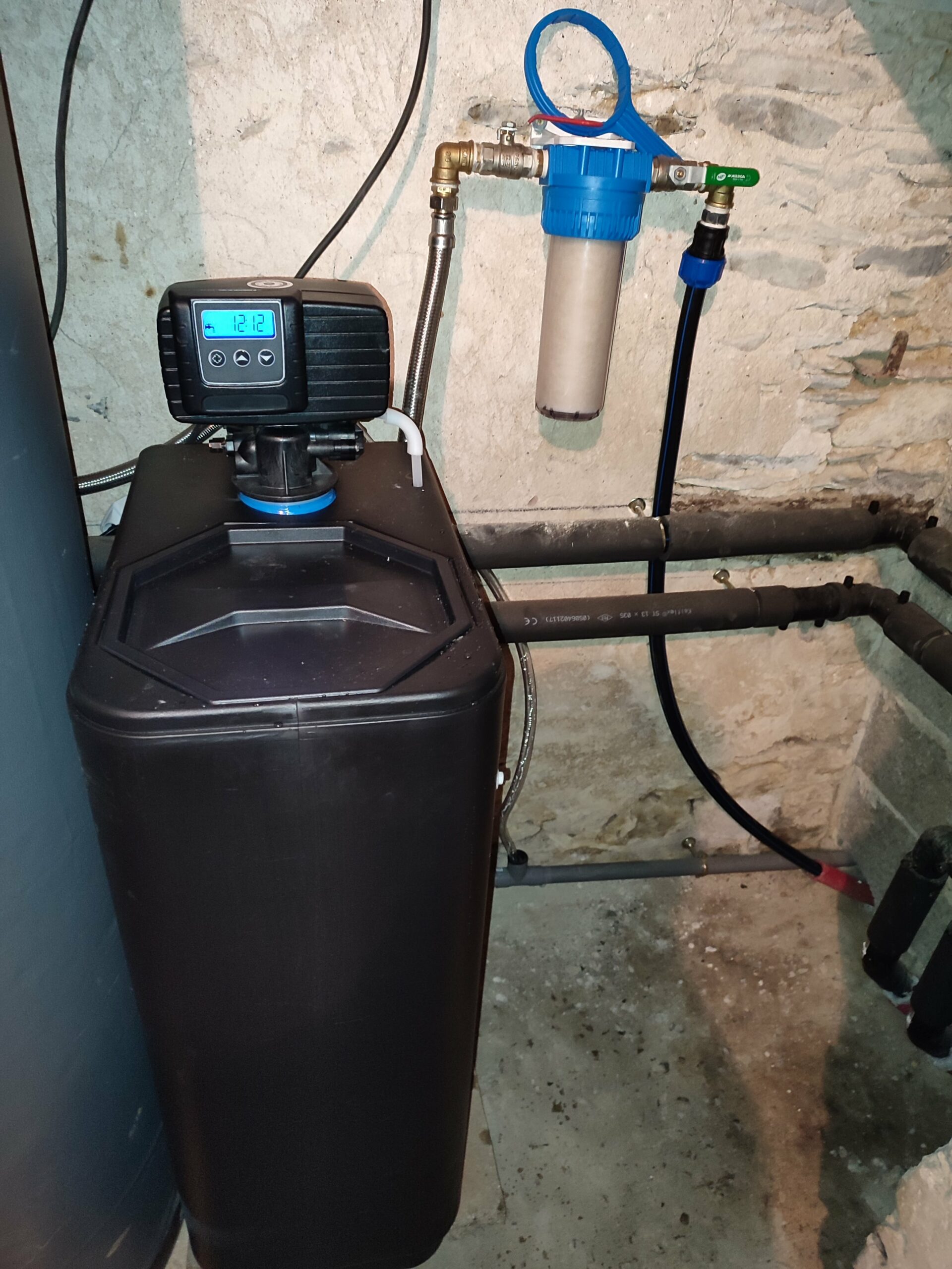 Installation adoucisseur eau Miré