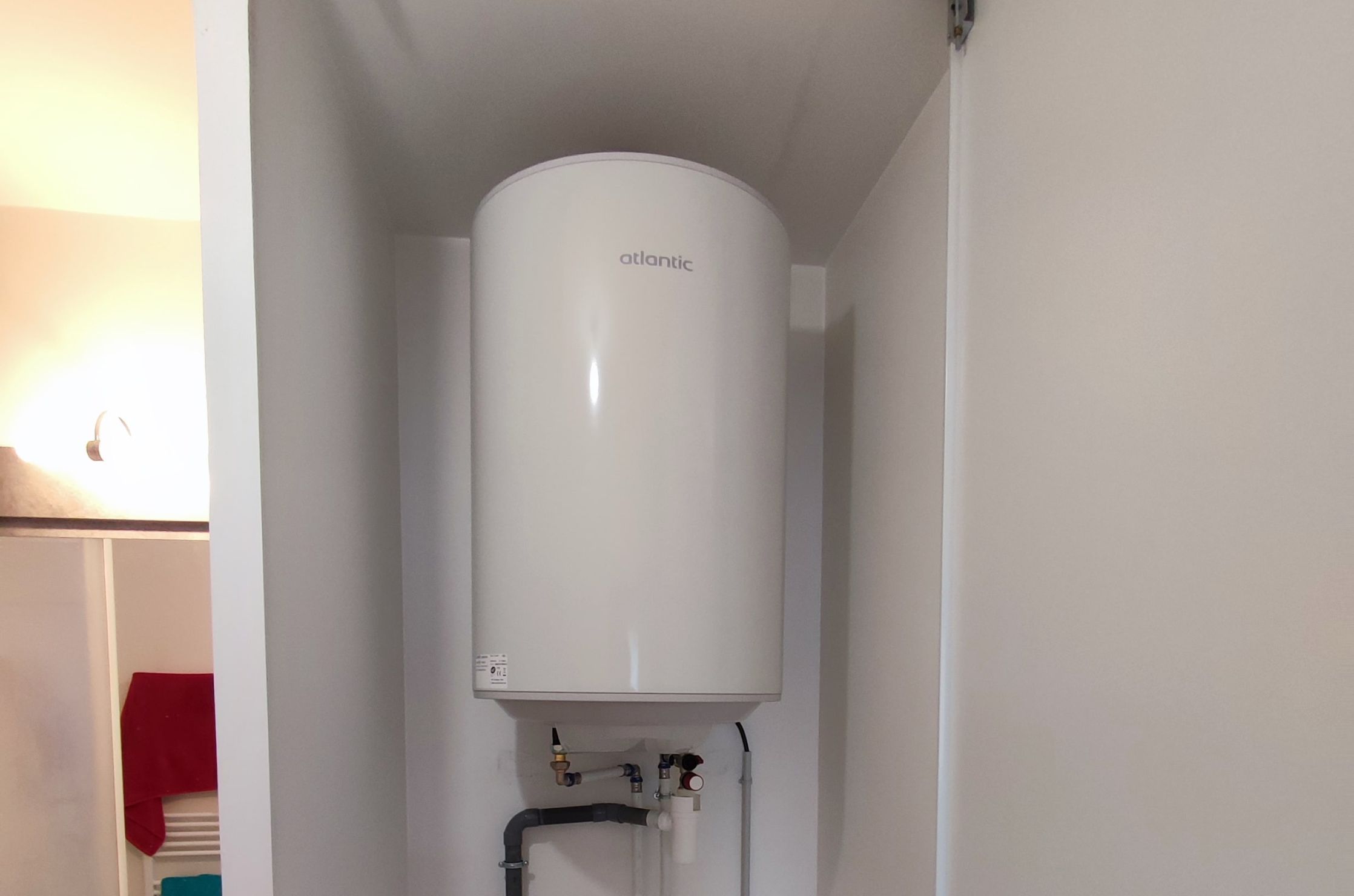 installation d’un chauffe eau Atlantic