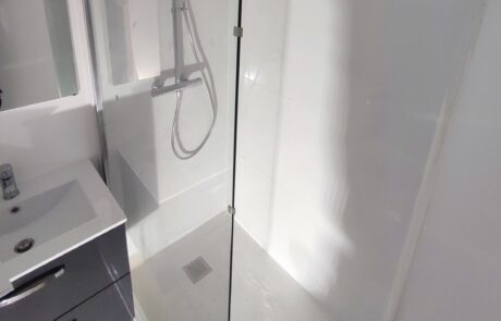 Rénovation salle de bain La Meignanne - Douche et Vasque