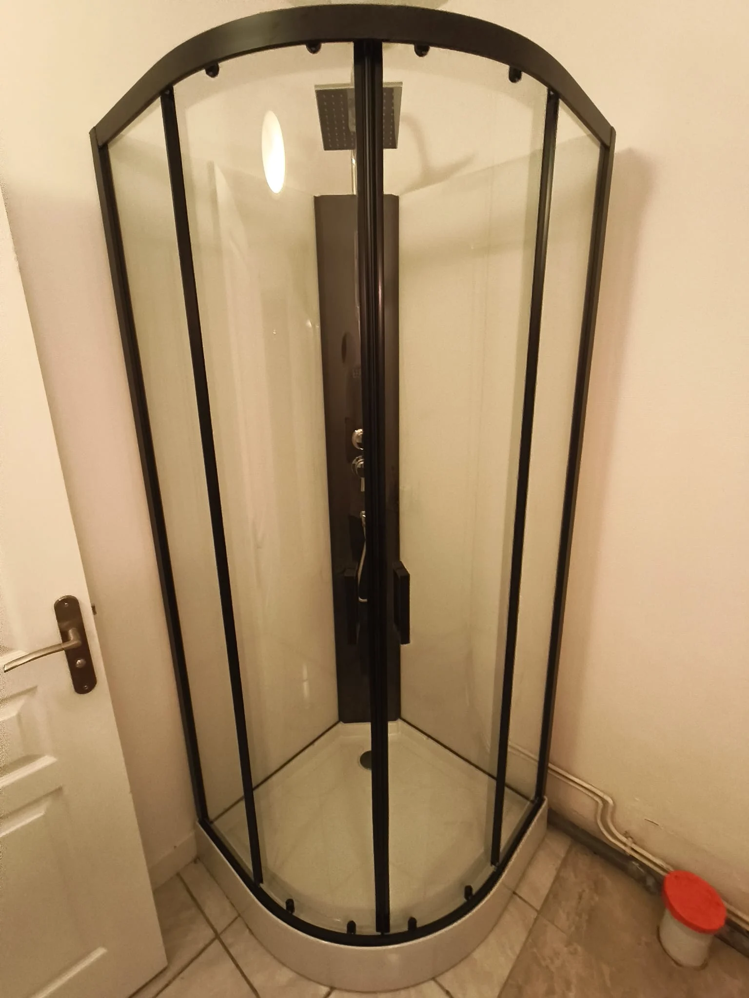 Pose cabine de douche